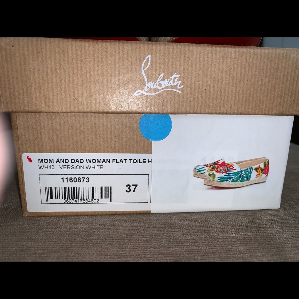 Christian louboutin “ mom and sad woman flat”